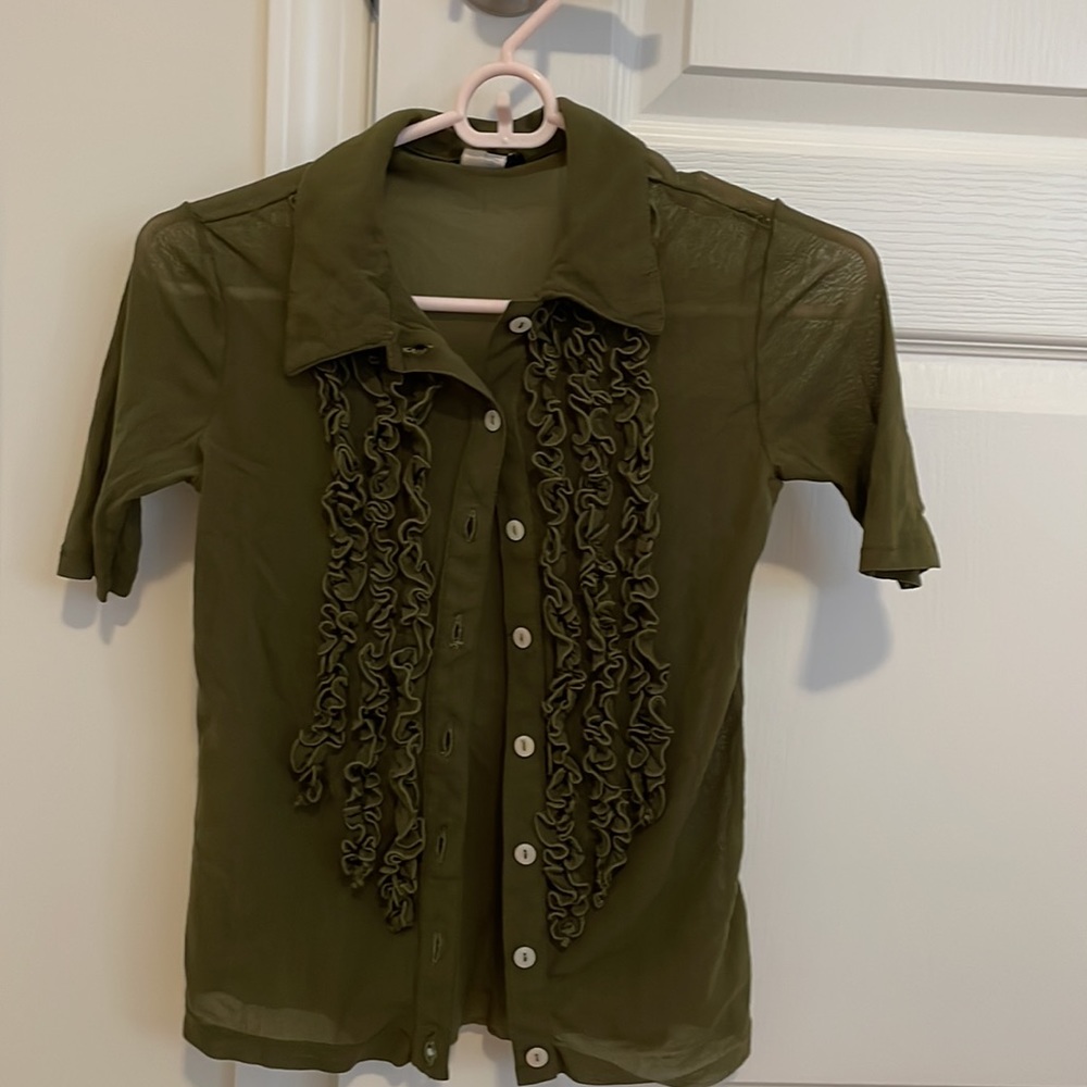 Henna green top